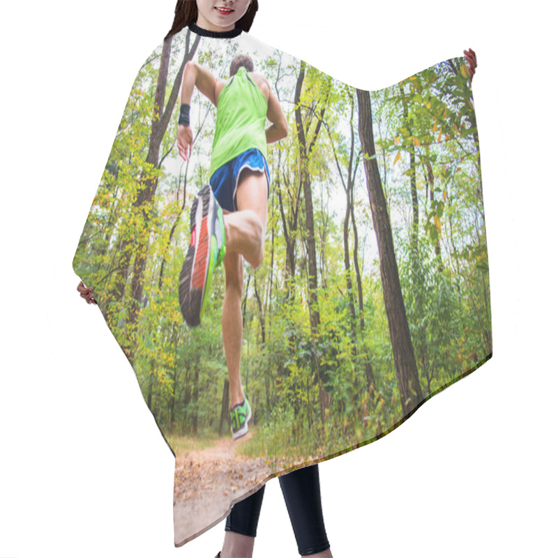 Personality  Tread Running Shoes Hair Cutting Cape