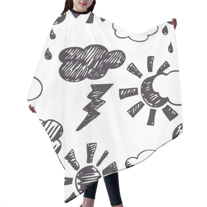 Personality  Weather Pattern Hair Cutting Cape