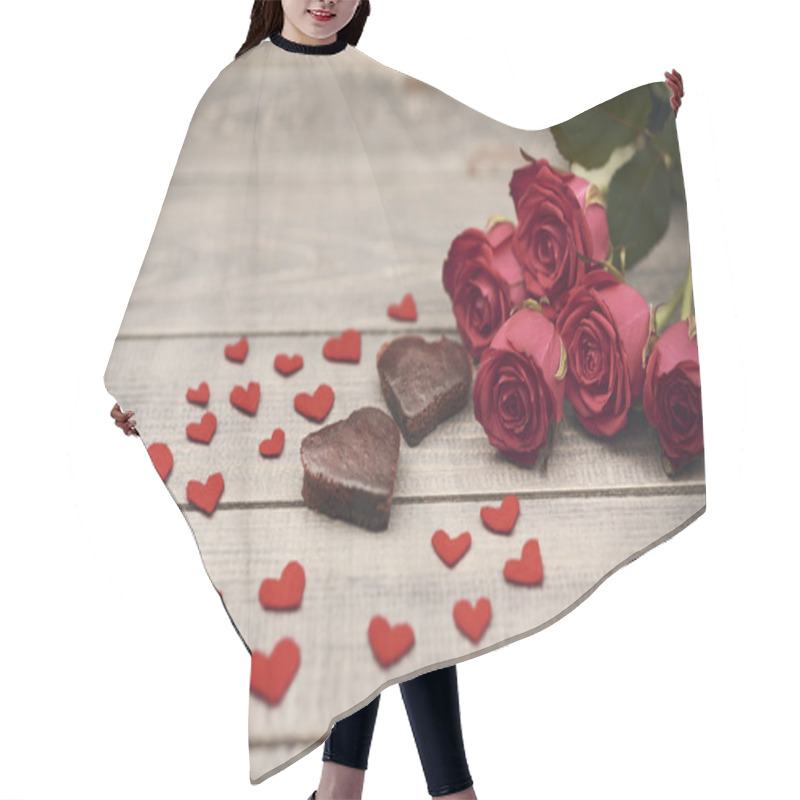 Personality  Love In Valentines Day Hair Cutting Cape