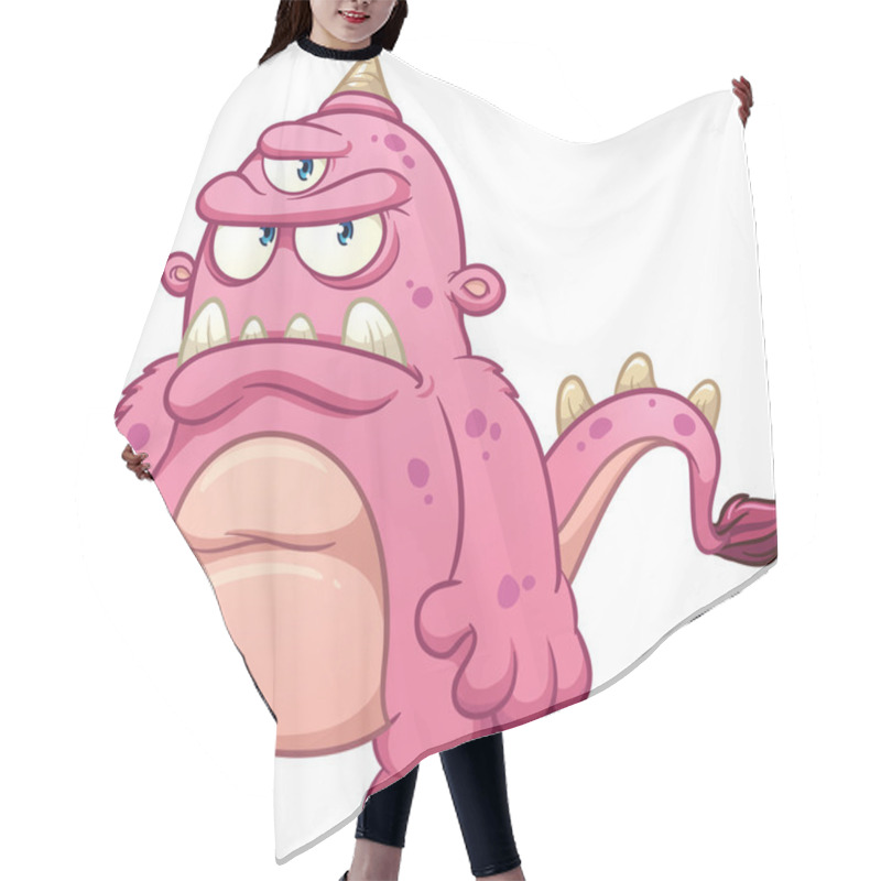 Personality  Pink Monster Hair Cutting Cape