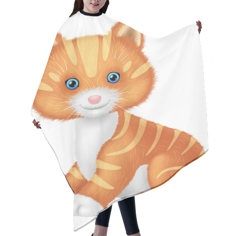 Personality  Cute Cat Cartoon Hair Cutting Cape