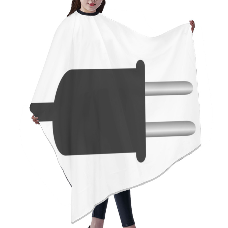 Personality  Socket Plug Hair Cutting Cape