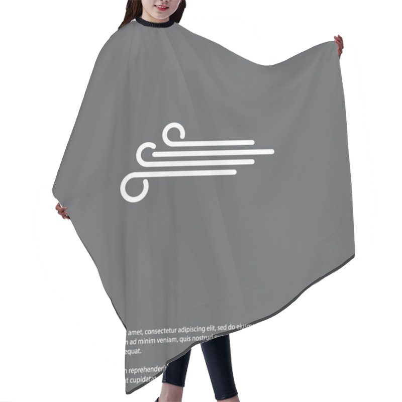 Personality   Wind, Clouds And Snow Hair Cutting Cape