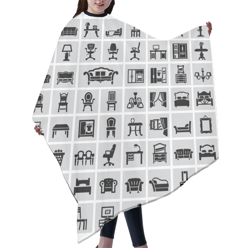 Personality  Furniture Icon Hair Cutting Cape