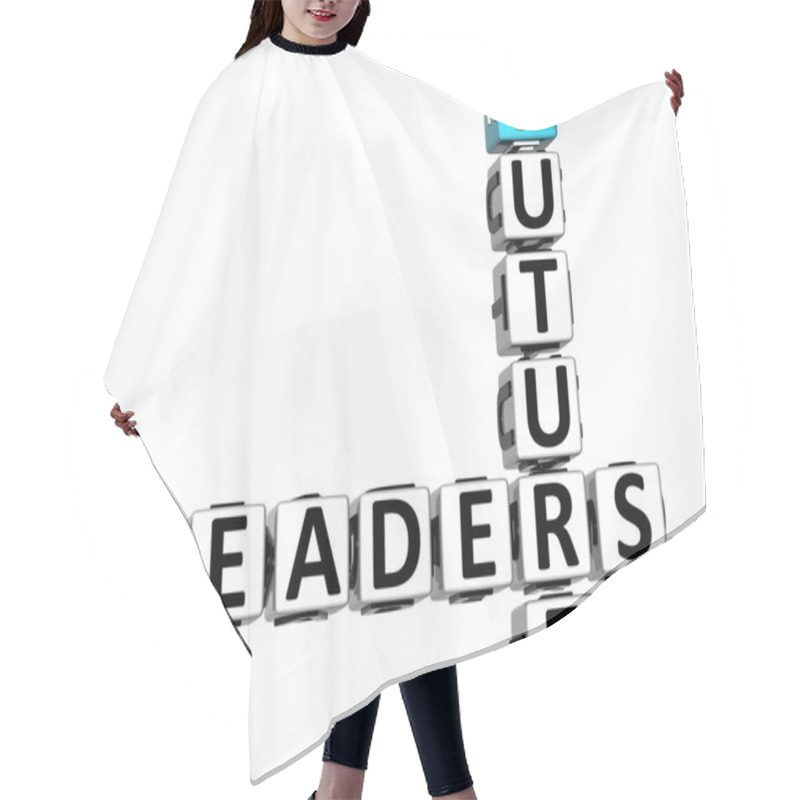 Personality  3D Future Leaders Crossword Hair Cutting Cape