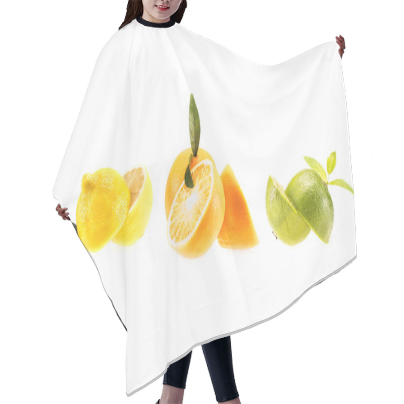 Personality  Lemon, Orange And Lime Hair Cutting Cape