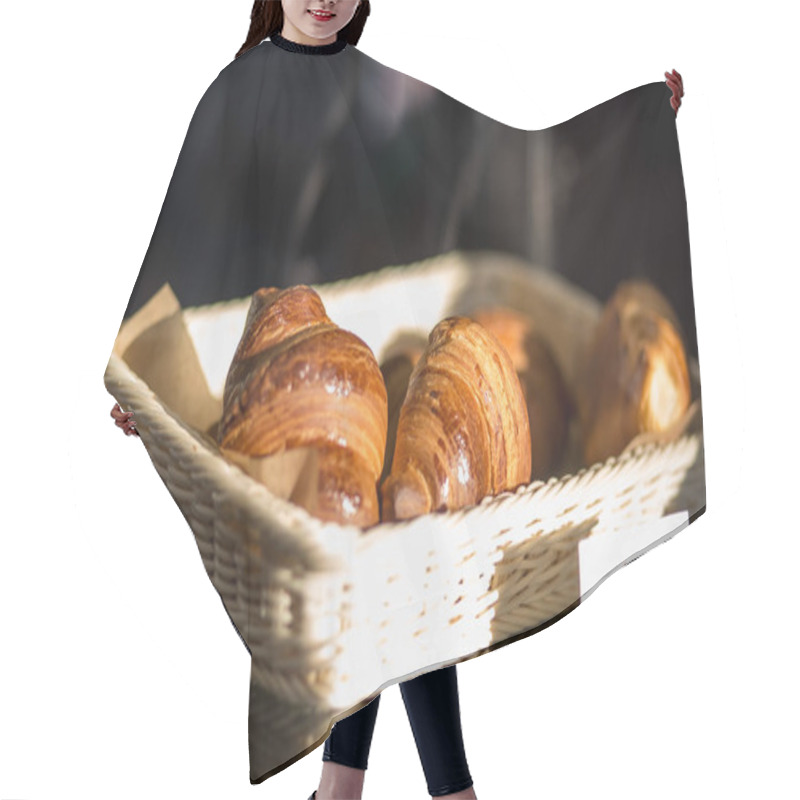 Personality  Freshly Baked Croissants Are A Good Addition To Coffee Hair Cutting Cape