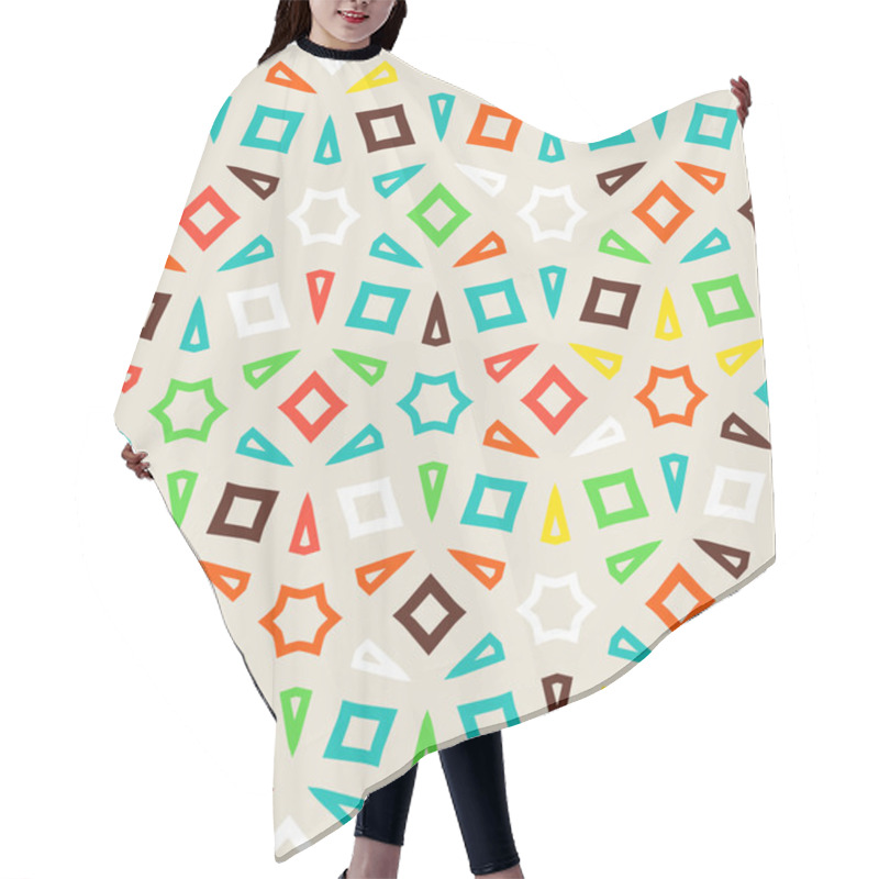 Personality  Abstract Geometric Vector Pattern Hair Cutting Cape