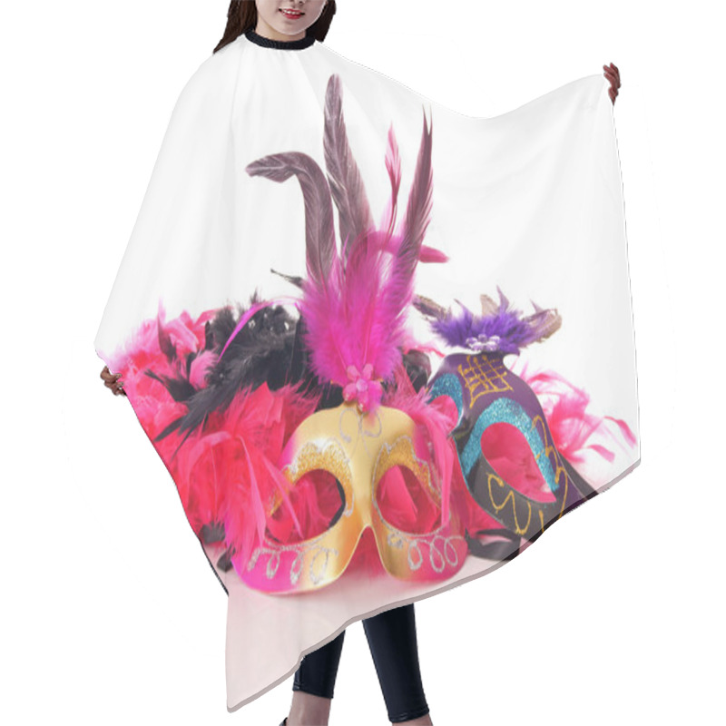 Personality  Carnival Masks Hair Cutting Cape