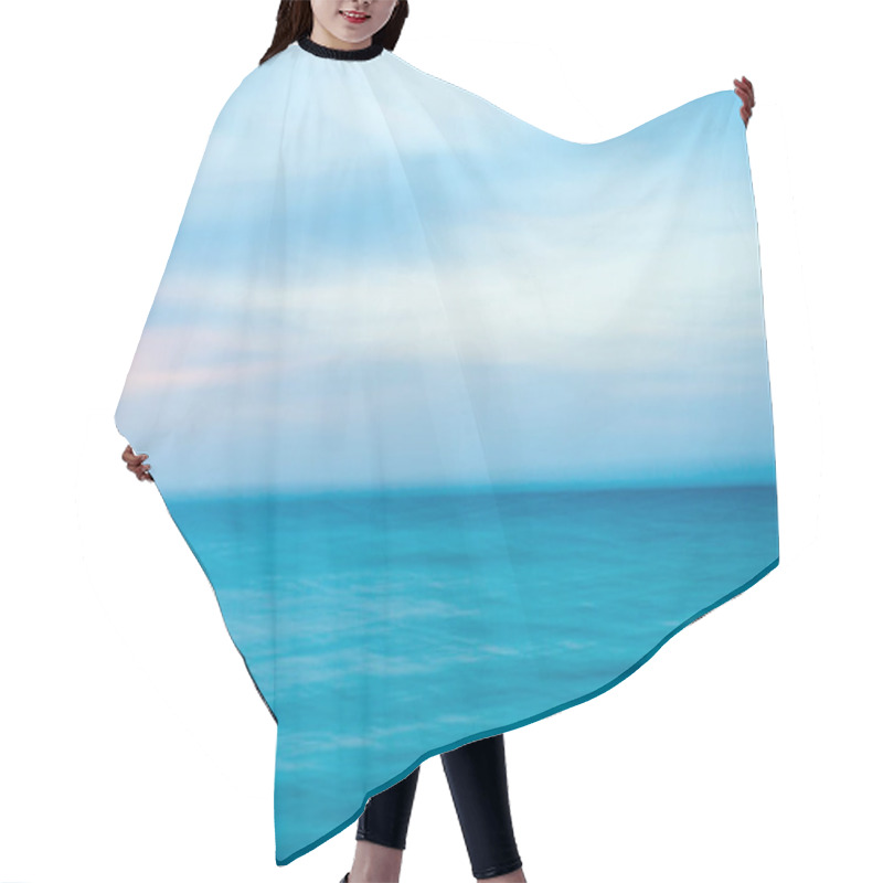 Personality  Abstract Background Horizontal Seaside Blur  Hair Cutting Cape