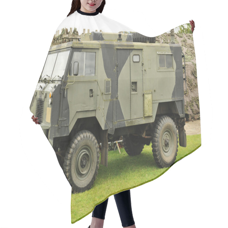 Personality  Military Truck Hair Cutting Cape