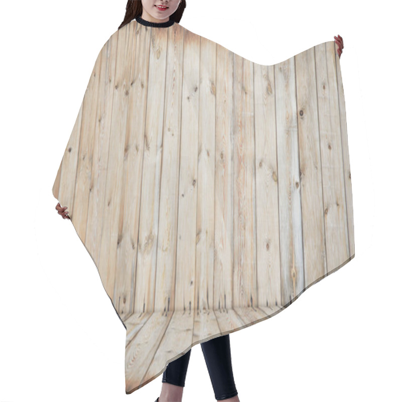 Personality  Old Wooden Background Hair Cutting Cape