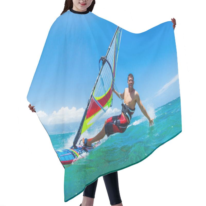 Personality  Windsurfing Hair Cutting Cape