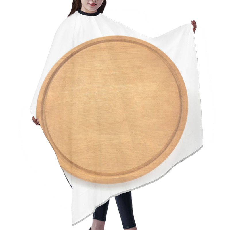 Personality  Pizza Cutting Board On White  Hair Cutting Cape