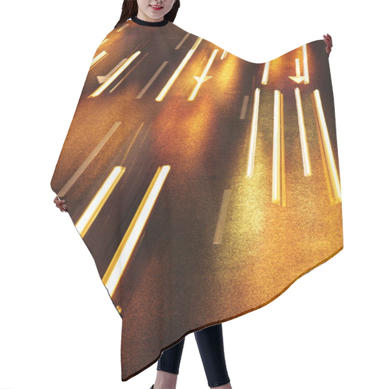 Personality  Night Traffic Hair Cutting Cape