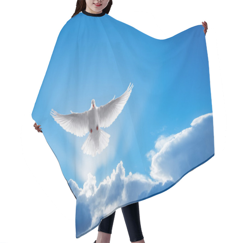 Personality  White Dove Symbol Of Faith  Hair Cutting Cape