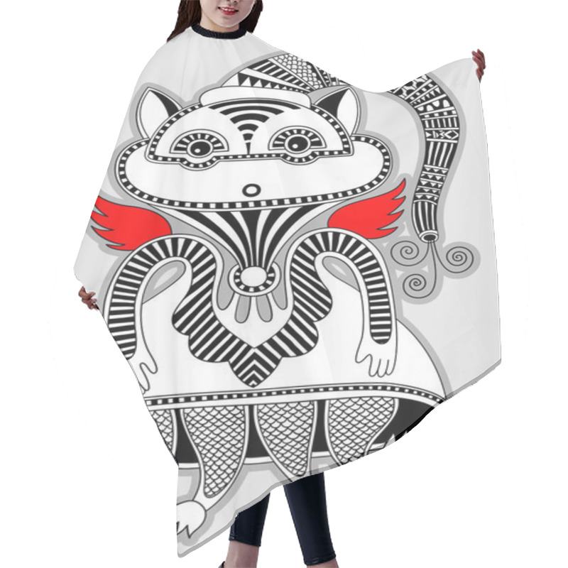 Personality  Doodle Fantasy Monster Personage Hair Cutting Cape