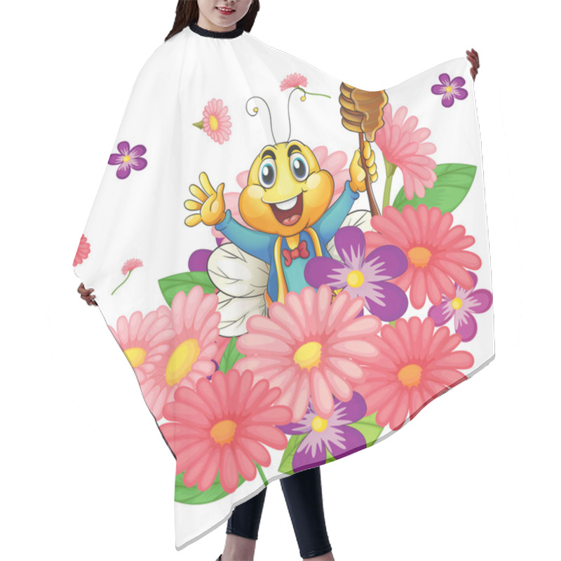 Personality  Honey Bee Hair Cutting Cape