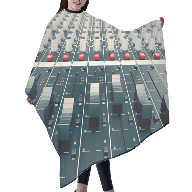 Personality  Audio Console. Hair Cutting Cape