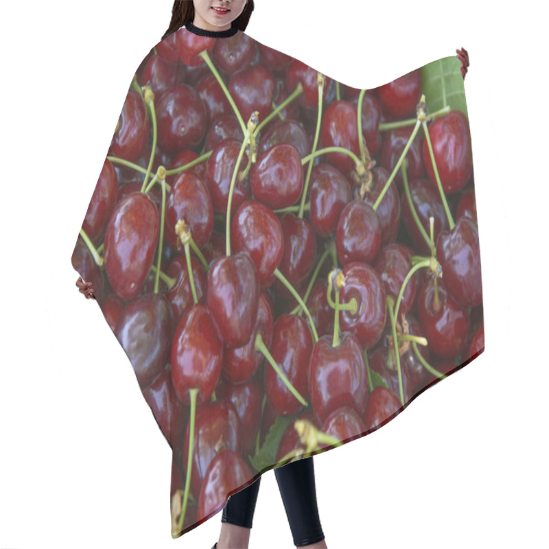 Personality  A Lot Of Red Cherries Hair Cutting Cape