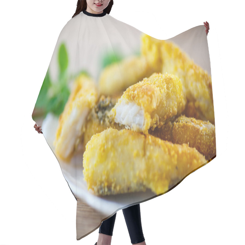 Personality  Fried Fish Hair Cutting Cape