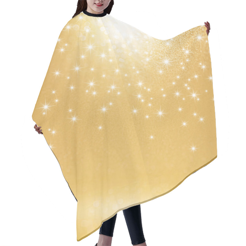 Personality  Festive Sparkling Lights Hair Cutting Cape