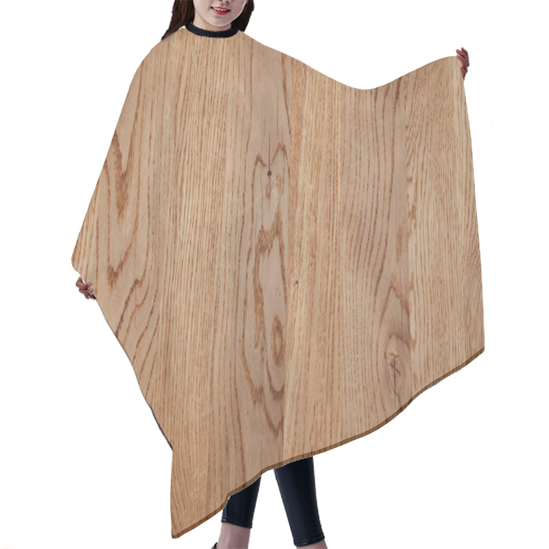 Personality  Close-up Image Of Natural Wooden Texture. Hair Cutting Cape