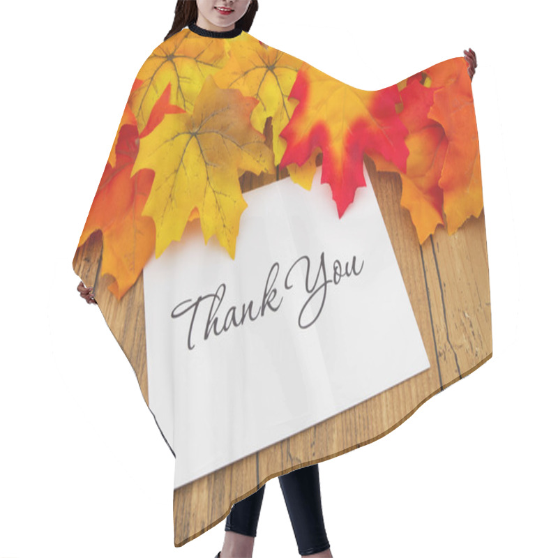 Personality  Thank You Card Hair Cutting Cape