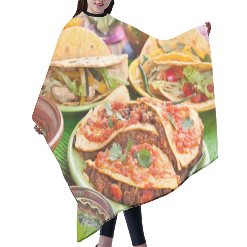 Personality  Traditional Mexican Food Hair Cutting Cape