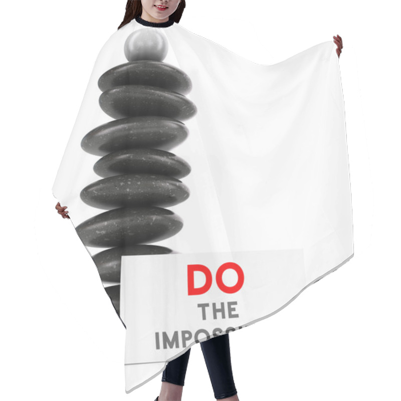 Personality  Motivational Quote Concept Hair Cutting Cape