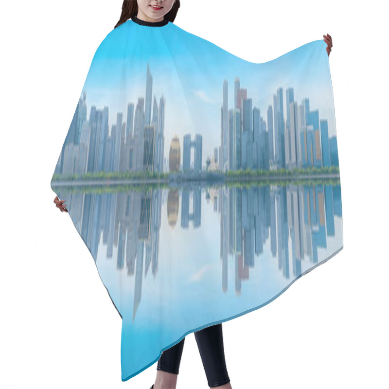 Personality  Urban Buildings And Skylines In Hangzhou Hair Cutting Cape