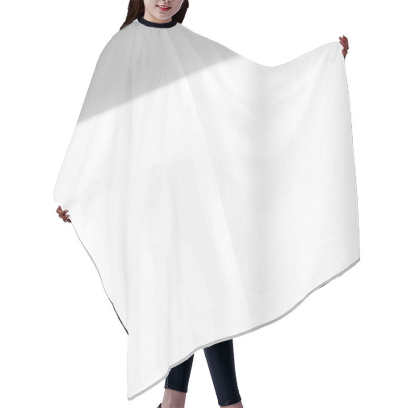 Personality  Organic Drop Shadow On A White Wall Hair Cutting Cape