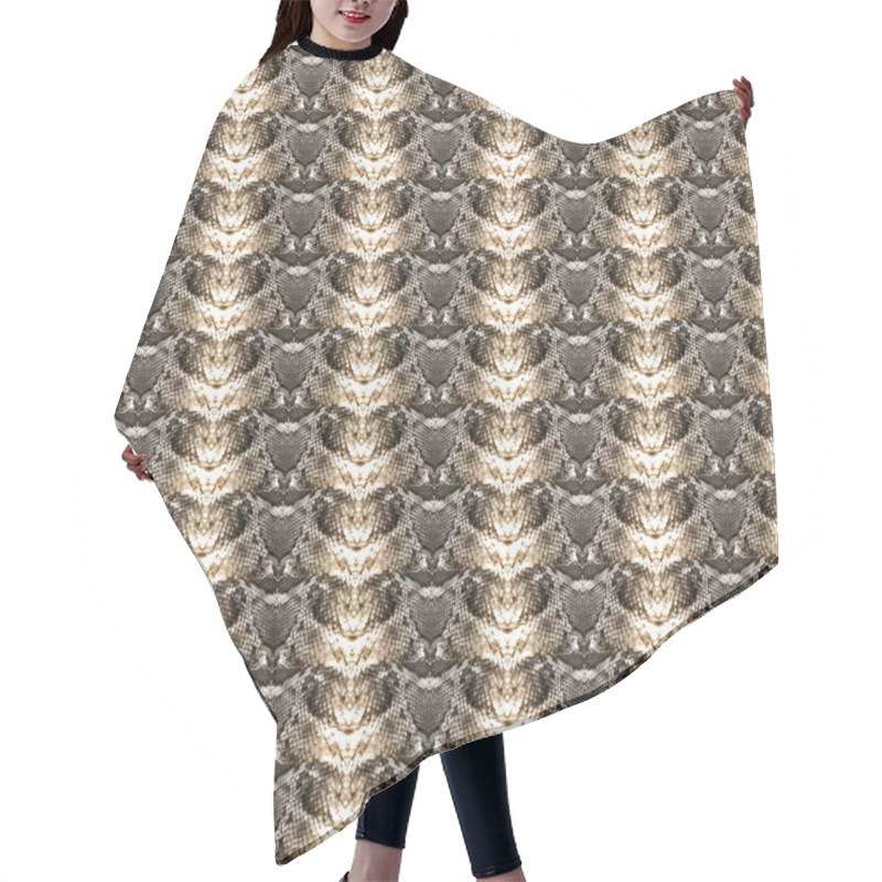 Personality  Pattern With Snake Skin Elements Hair Cutting Cape