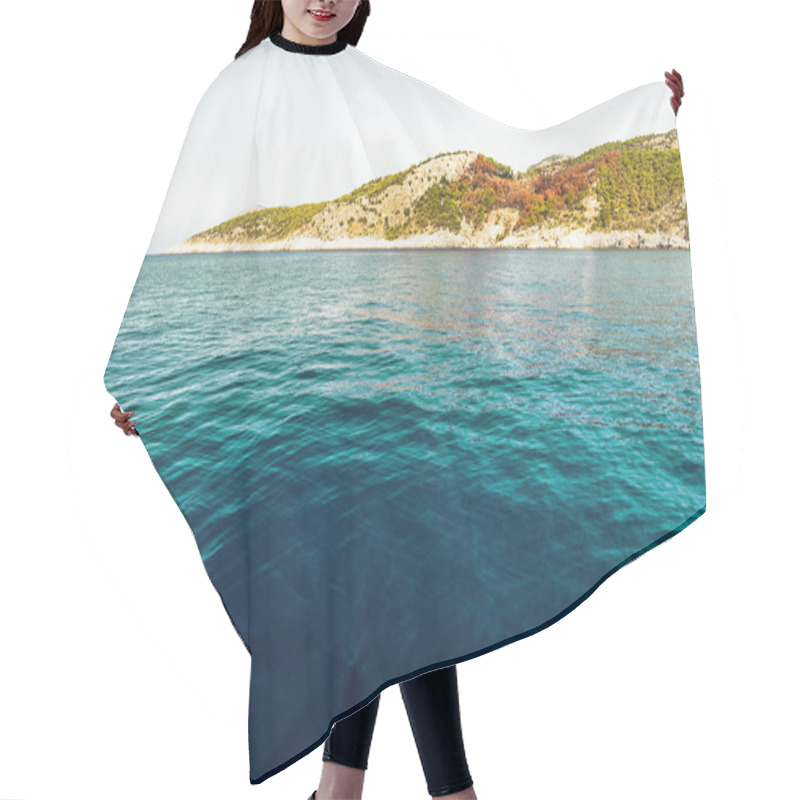 Personality  Calm Bay With Clear Water Hair Cutting Cape