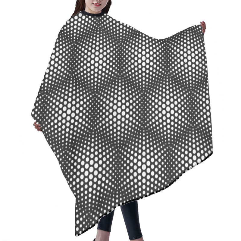 Personality  Seamless Texture Pattern Hair Cutting Cape