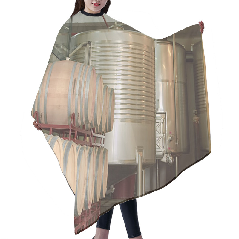 Personality  Modern Wine Factory Hair Cutting Cape