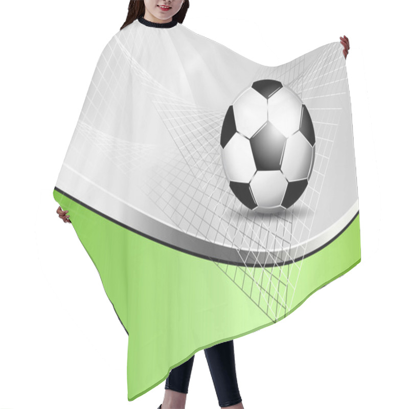 Personality  Soccer Ball Hair Cutting Cape