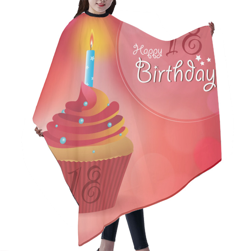 Personality  Happy 18th Birthday Greeting, Invitation, Message Hair Cutting Cape