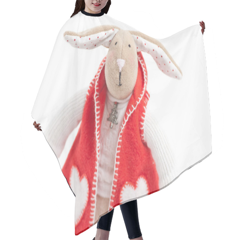 Personality  Handmade Toy Bunny Hair Cutting Cape