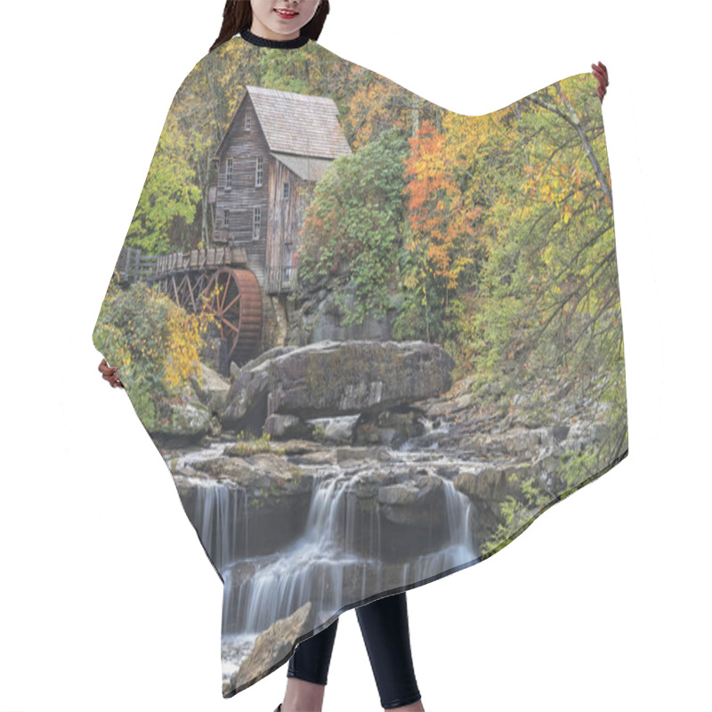 Personality  The Glade Creek Grist Mill In West Virginia Hair Cutting Cape