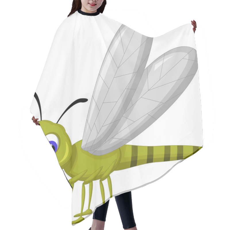 Personality  Cute Dragonfly Cartoon Hair Cutting Cape