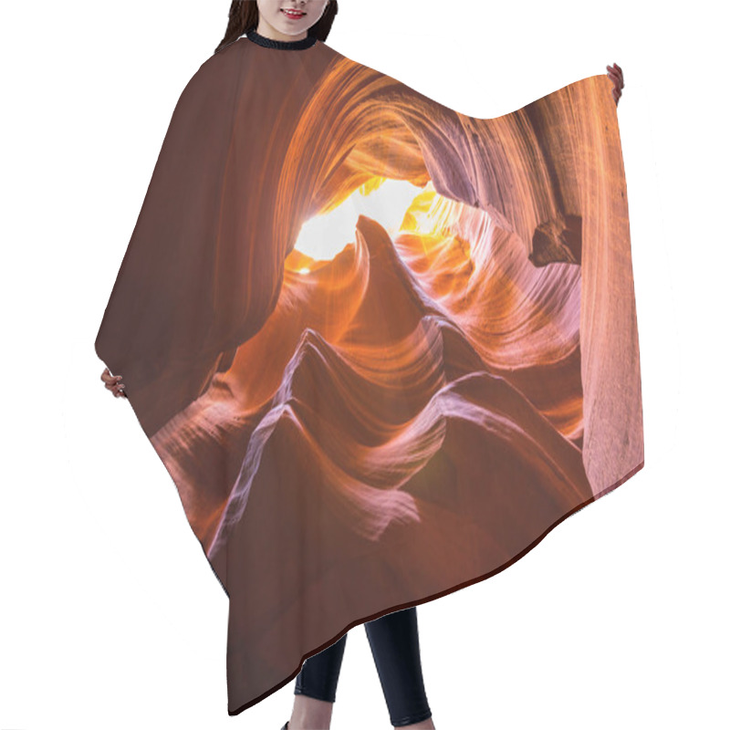 Personality  Beautiful Abstract Red Sandstone Formations In Antelope Canyon, Arizona Hair Cutting Cape