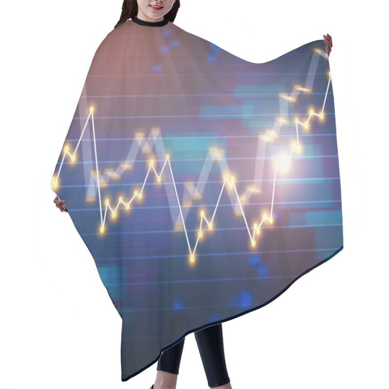 Personality  Finance And Trade Concept Hair Cutting Cape