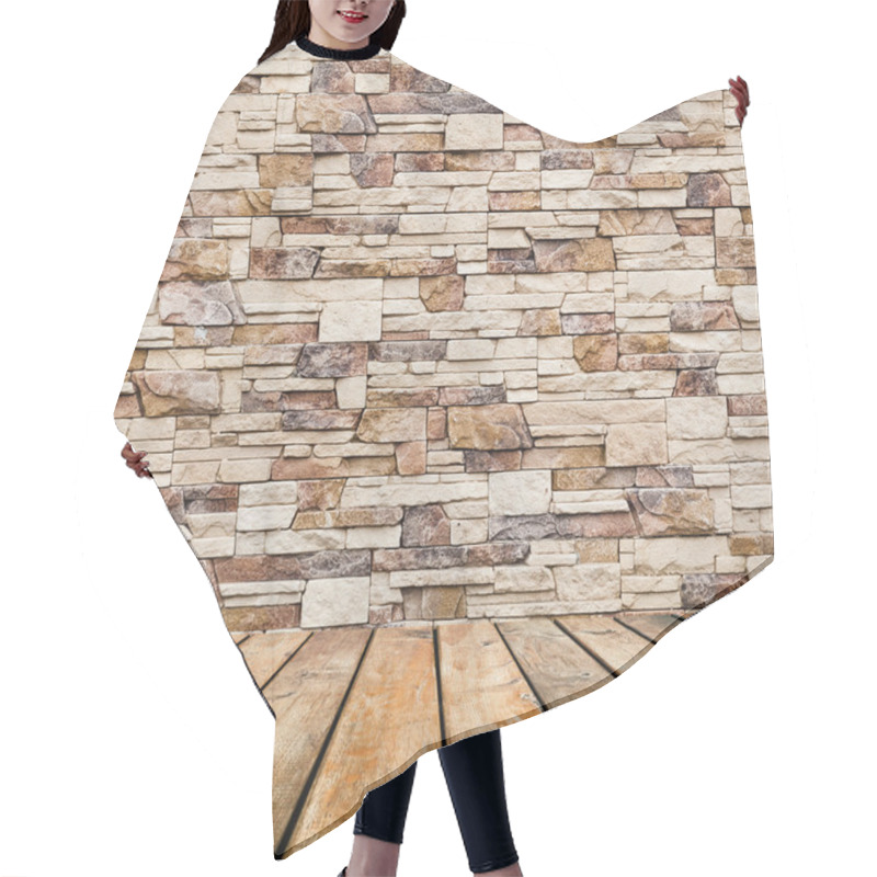 Personality  Room Interior With Brick Wall Hair Cutting Cape