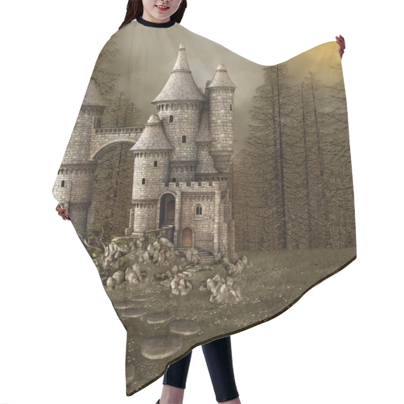 Personality  Fairy Tale Castle Hair Cutting Cape