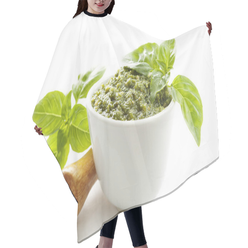 Personality  Basil Pesto Hair Cutting Cape