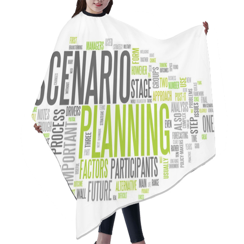 Personality  Word Cloud Scenario Planning Hair Cutting Cape