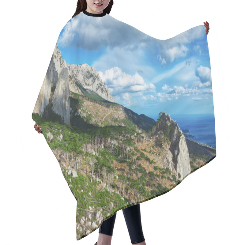 Personality   View From The Mountains  Hair Cutting Cape