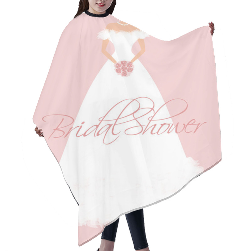 Personality  Bridal Shower Hair Cutting Cape