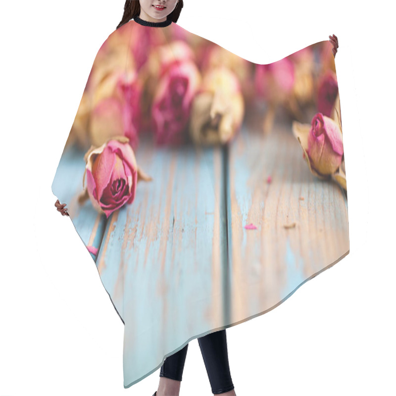 Personality  Beautiful Dried Roses  Hair Cutting Cape